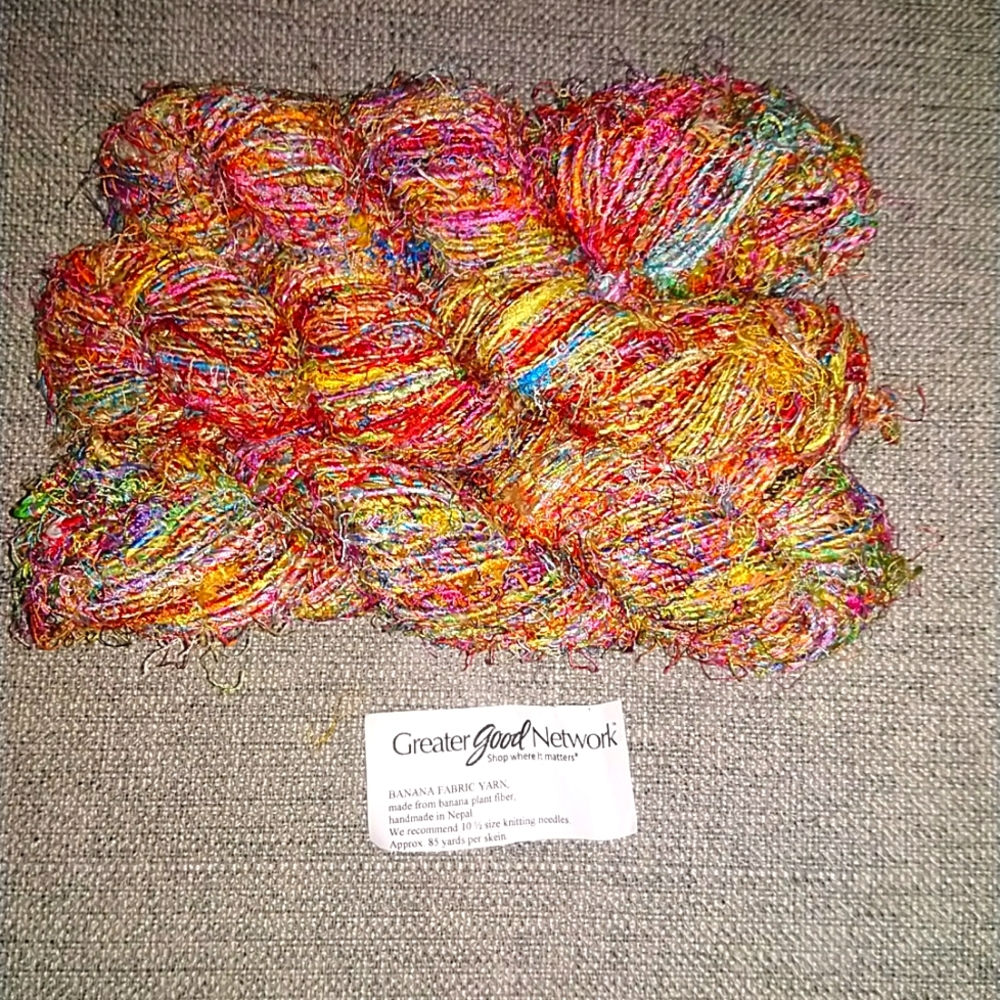 Banana Fabric Yarn NWT